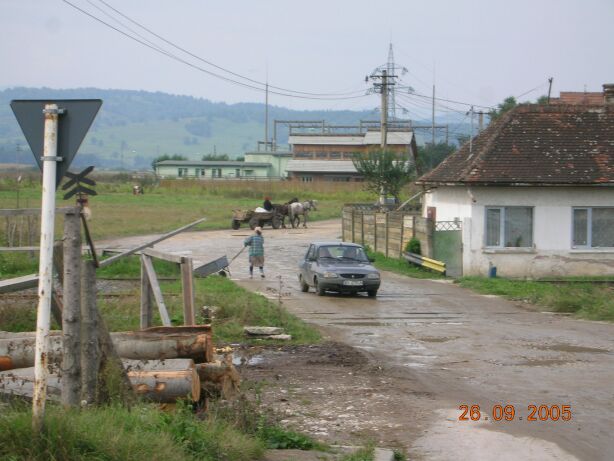 Rasnov, waiting for bus